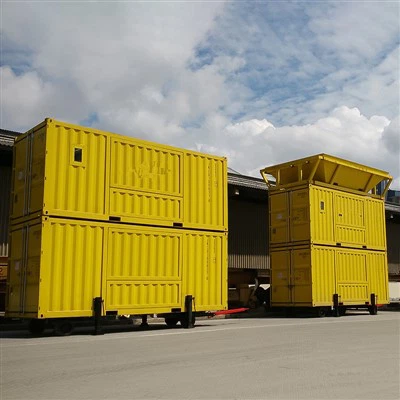 Машина за претегляне и пакетиране на двойна работна линия