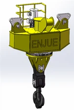 Елеактрична въртяща се кука на крана